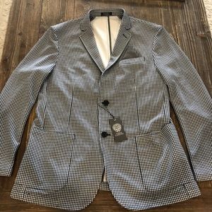 NWT Men’s Vince Camuto plaid suit jacket